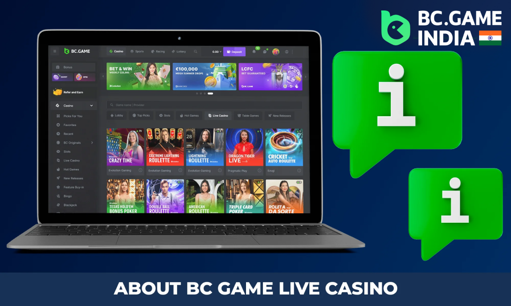 Detailed information about the BC Game online casino