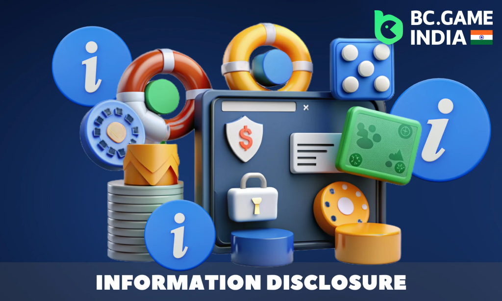 The main reasons why BC.GAME can disclose confidential customer data