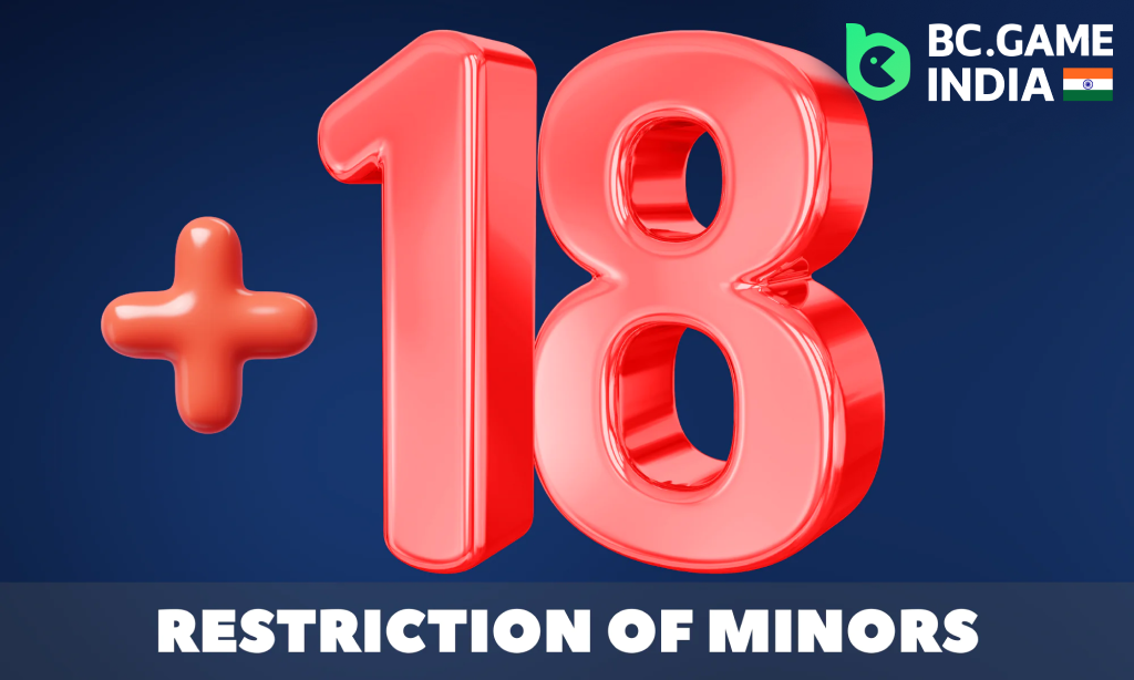 BC.GAME India does not allow players under the age of 18