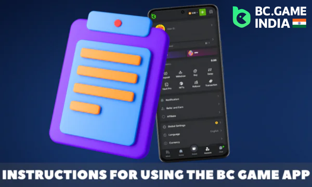 BC Game's guide to using the app