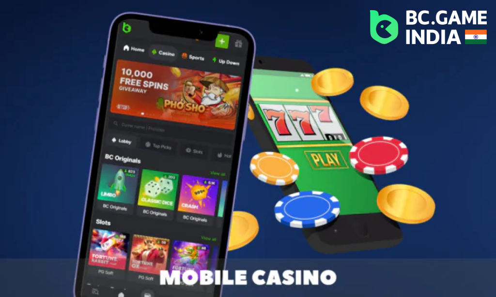 Mobile casino via the BC Game app