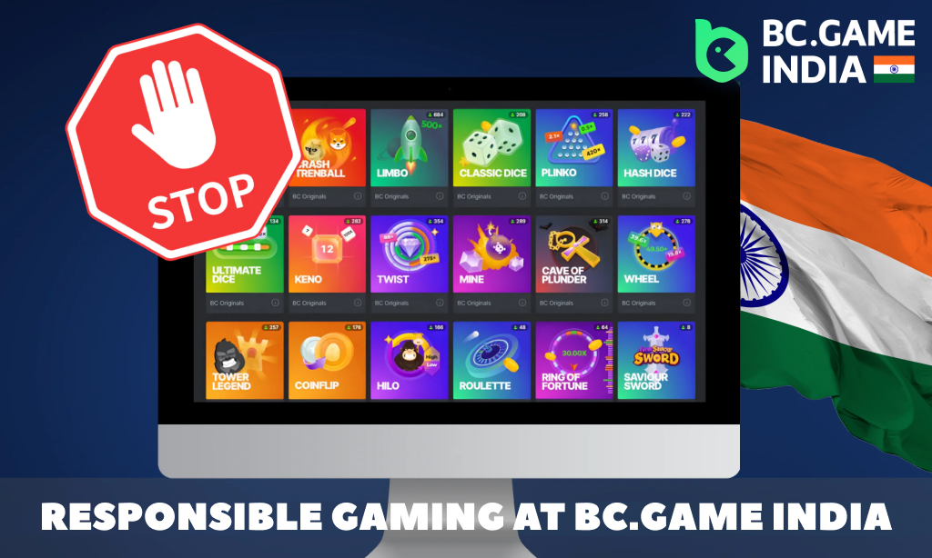 BC.GAME India takes a responsible attitude to the problem of gambling addiction and helps to fight it
